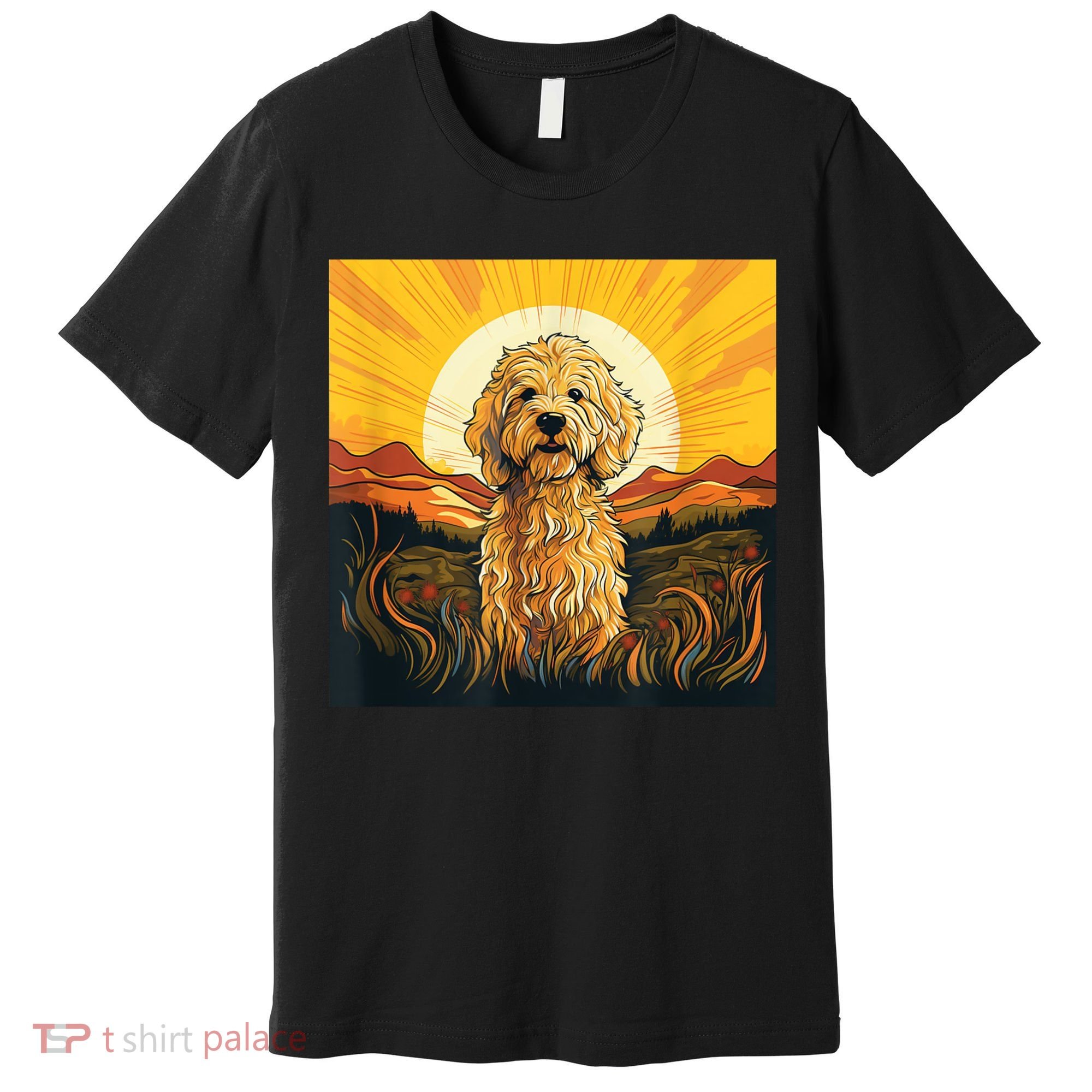 Goldendoodle Dood Funny Doodle Dog Golden Doodle Premium T-Shirt
