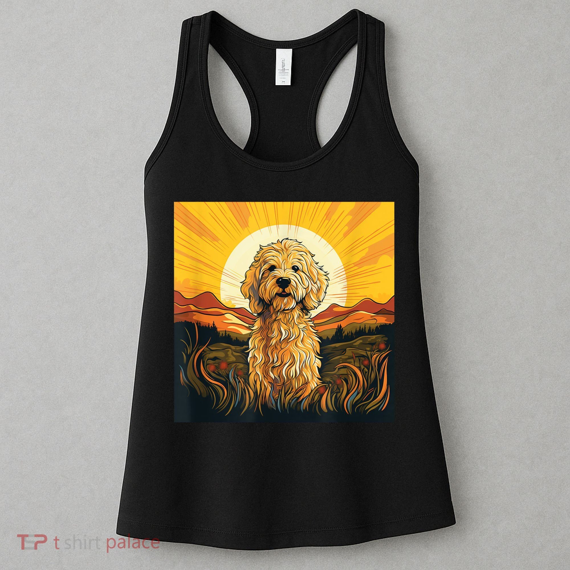 Goldendoodle Dood Funny Doodle Dog Golden Doodle Women's Tank Top