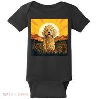 Goldendoodle Dood Funny Doodle Dog Golden Doodle Baby Bodysuit thumb 0