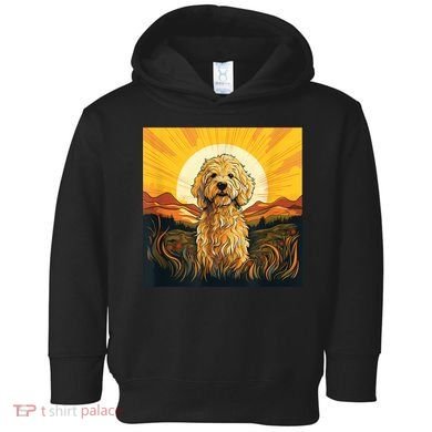 Goldendoodle Dood Funny Doodle Dog Golden Doodle Toddler Hoodie