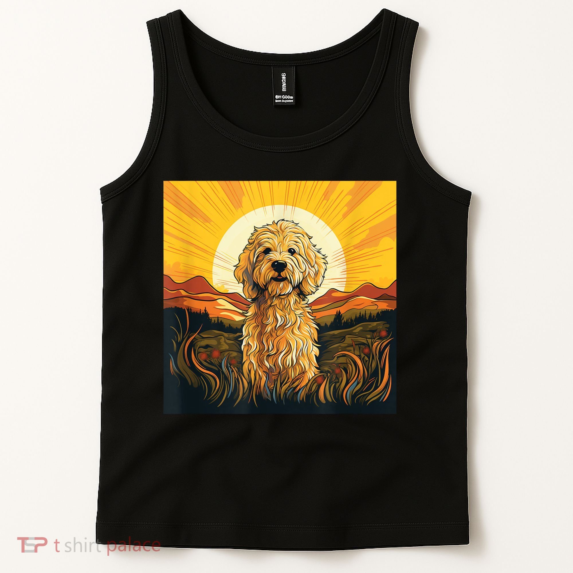 Goldendoodle Dood Funny Doodle Dog Golden Doodle Tank Top