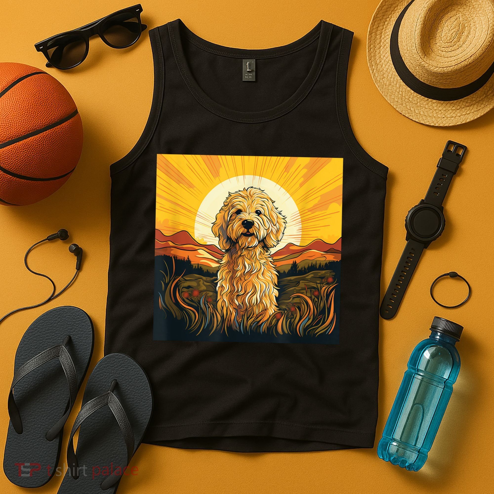 Goldendoodle Dood Funny Doodle Dog Golden Doodle Tank Top
