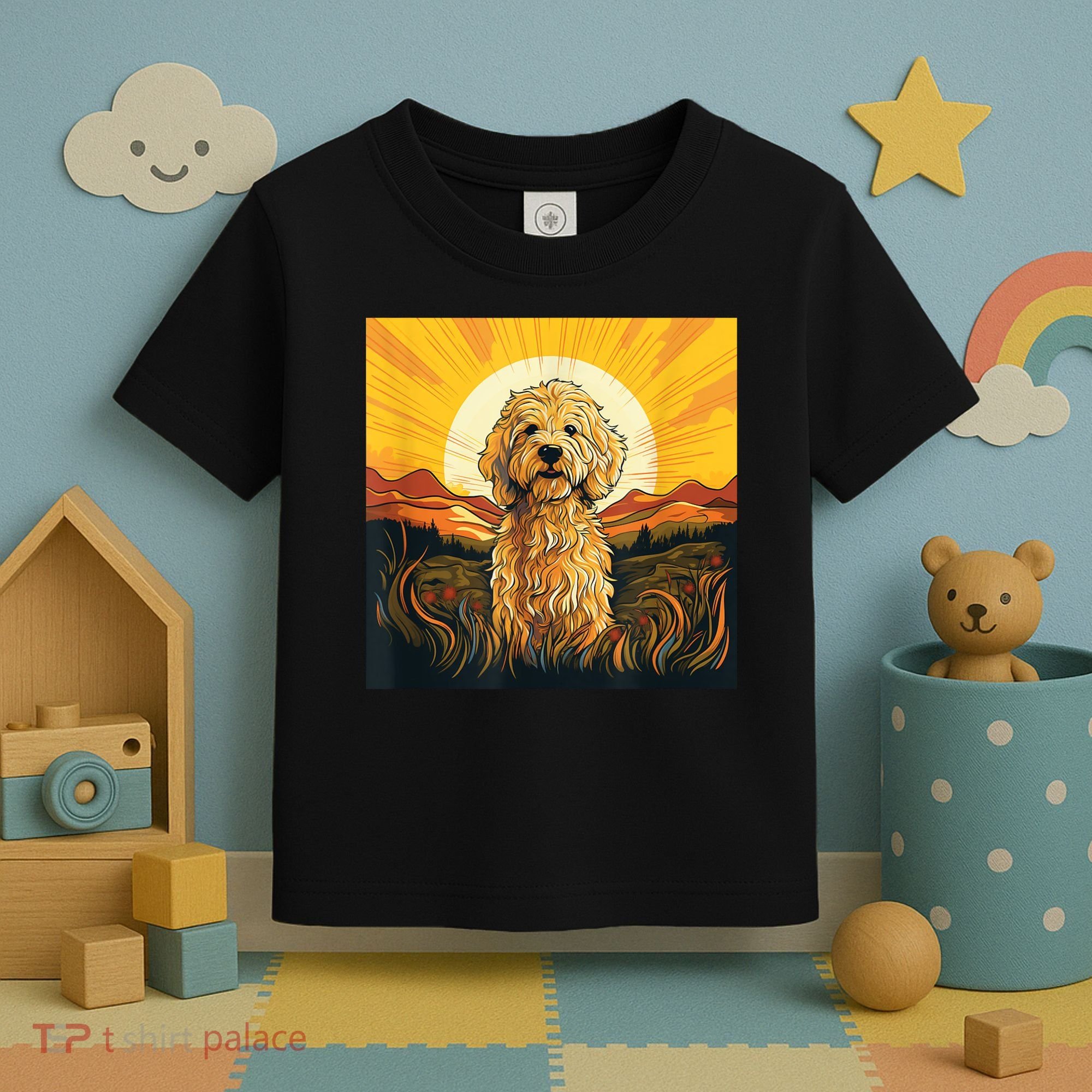 Goldendoodle Dood Funny Doodle Dog Golden Doodle Toddler T-Shirt