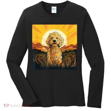 Goldendoodle Dood Funny Doodle Dog Golden Doodle Women's Long Sleeve Shirt
