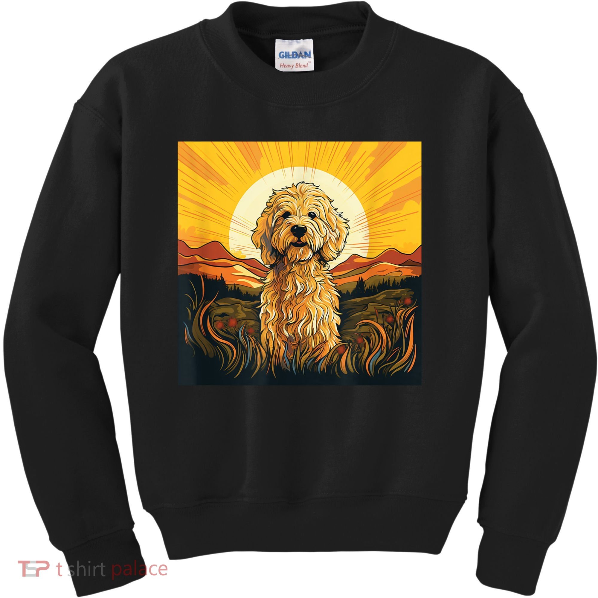 Goldendoodle Dood Funny Doodle Dog Golden Doodle Kids Sweatshirt