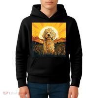 Goldendoodle Dood Funny Doodle Dog Golden Doodle Kids Hoodie thumb 4