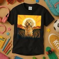 Goldendoodle Dood Funny Doodle Dog Golden Doodle Kids T-Shirt thumb 3