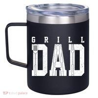 Grill Dad Father's Day 12oz Stainless Steel Coffee Mug thumb 2