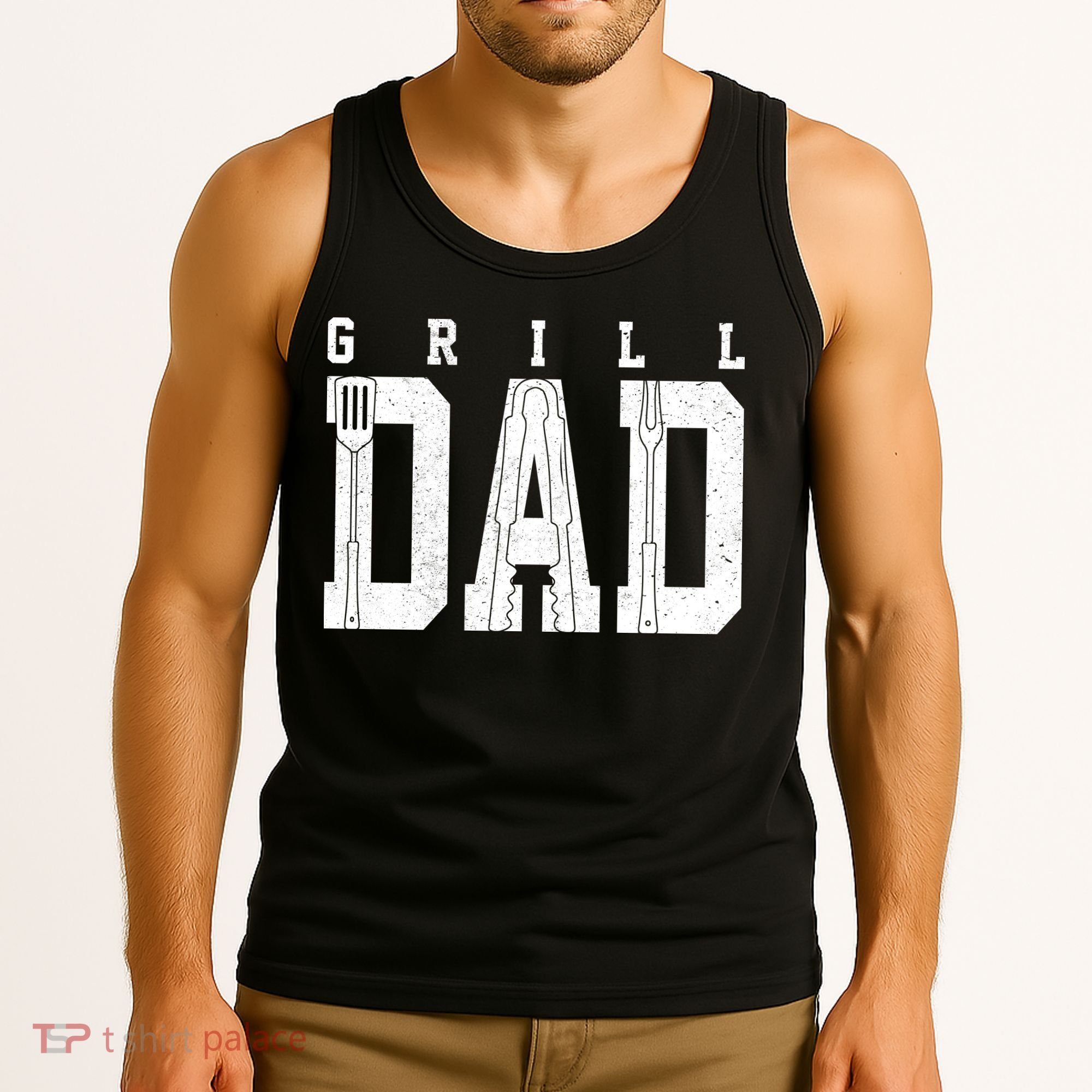 Grill Dad Father's Day Tank Top