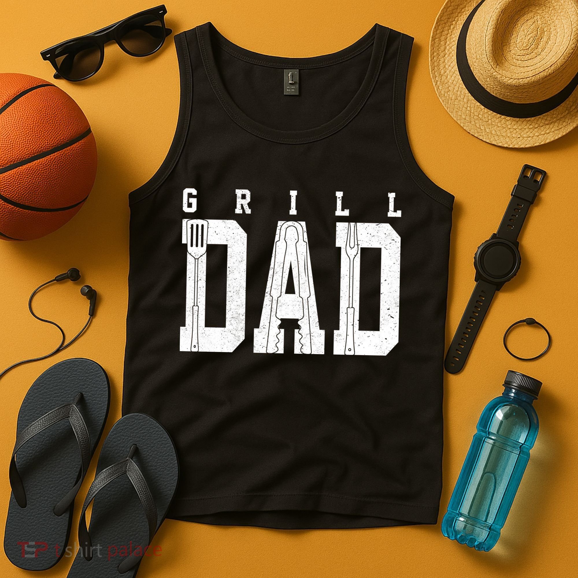 Grill Dad Father's Day Tank Top