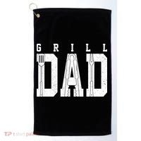 Grill Dad Father's Day Golf Towel thumb 0