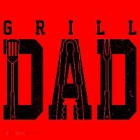Grill Dad Father's Day Santa Hat thumb 1