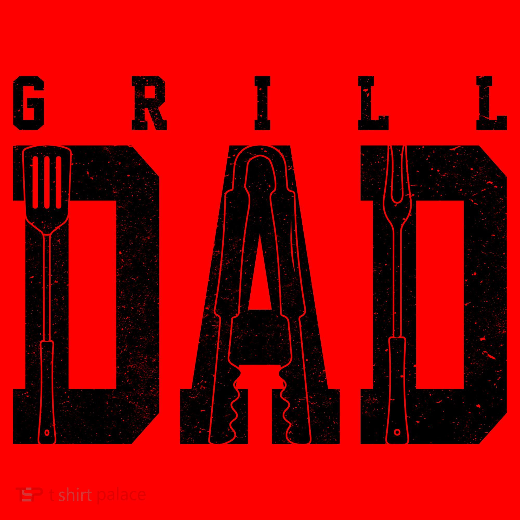 Grill Dad Father's Day Santa Hat