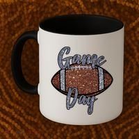 Game Day Festive Cute Football Coffee Mug thumb 2