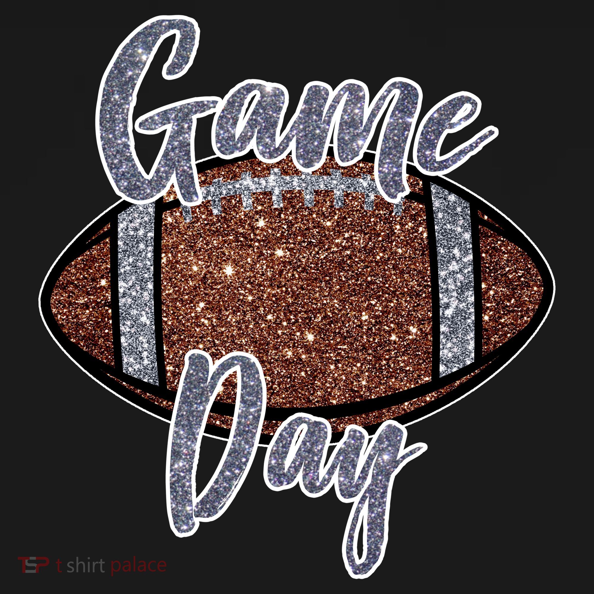 Game Day Festive Cute Football Women's Hoodie