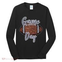 Game Day Festive Cute Football Tall Long Sleeve Shirt thumb 0