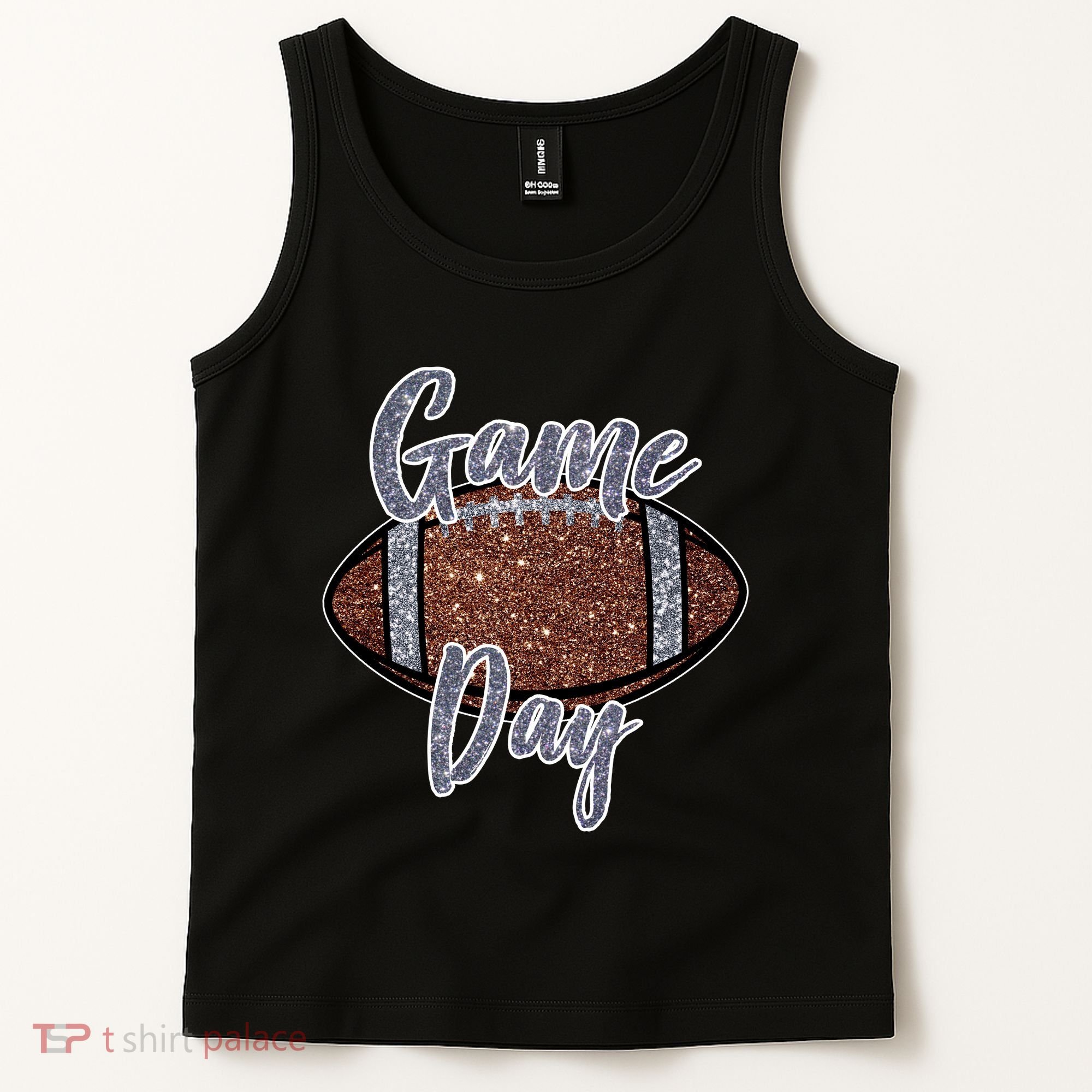 Game Day Festive Cute Football Tank Top
