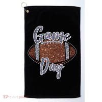 Game Day Festive Cute Football Golf Towel thumb 0