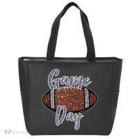 Game Day Festive Cute Football Tote Bag thumb 0