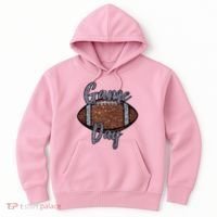 Game Day Festive Cute Football Hoodie thumb 0