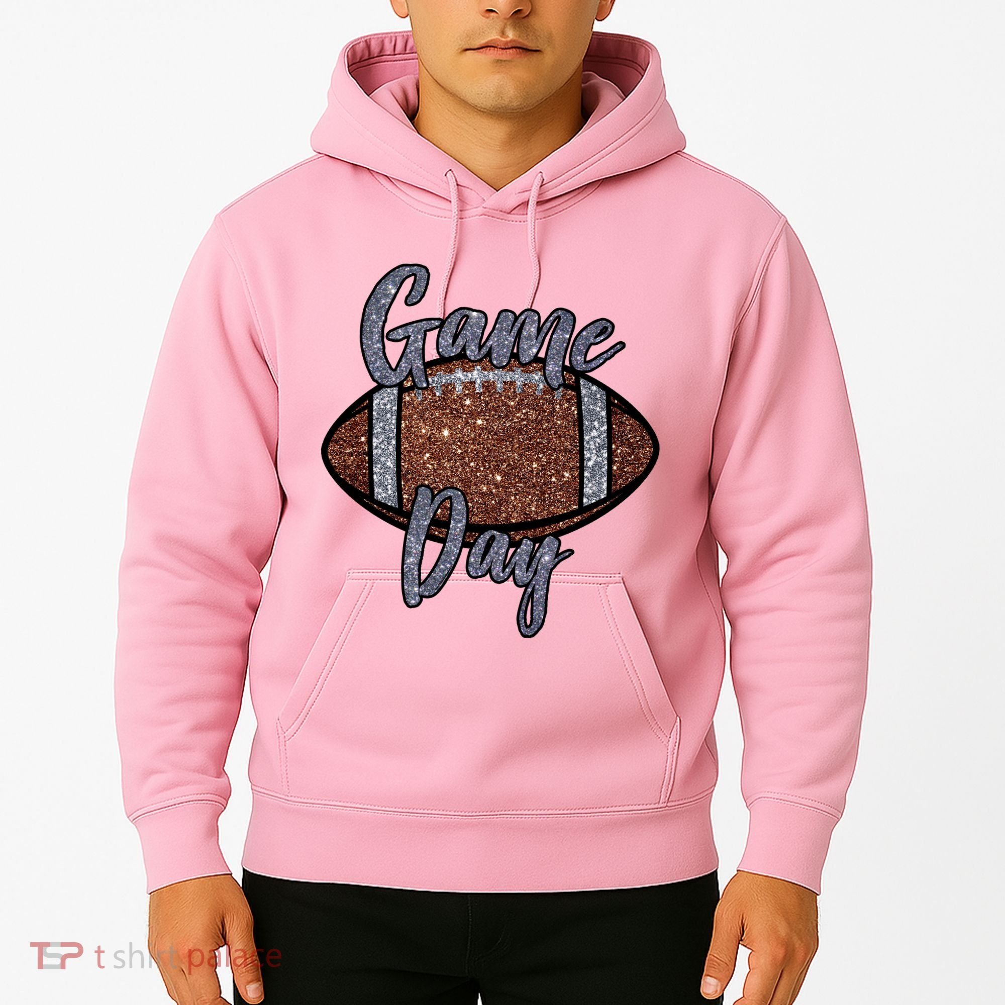 Game Day Festive Cute Football Hoodie