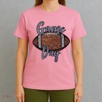 Game Day Festive Cute Football T-Shirt thumb 4