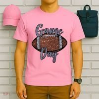 Game Day Festive Cute Football T-Shirt thumb 6