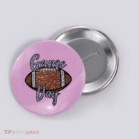 Game Day Festive Cute Football Button thumb 0