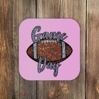 Game Day Festive Cute Football Coaster thumb 0