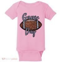 Game Day Festive Cute Football Baby Bodysuit thumb 0