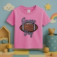 Game Day Festive Cute Football Toddler T-Shirt thumb 3