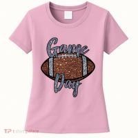 Game Day Festive Cute Football Women's T-Shirt thumb 0