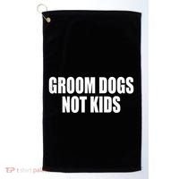 Groom Dogs Funny Dog Groomer Golf Towel thumb 0
