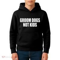 Groom Dogs Funny Dog Groomer Kids Hoodie thumb 4