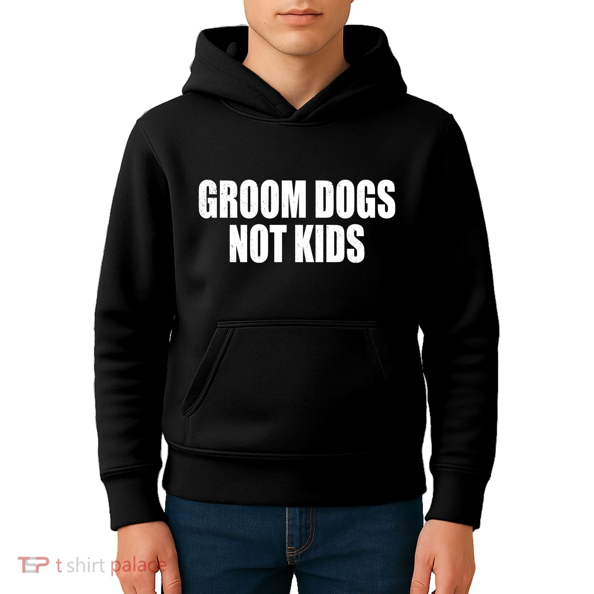 Groom Dogs Funny Dog Groomer Kids Hoodie