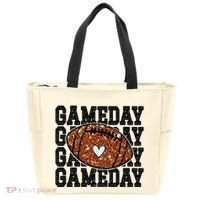 Game Day Football Lover Trendy Tote Bag thumb 0