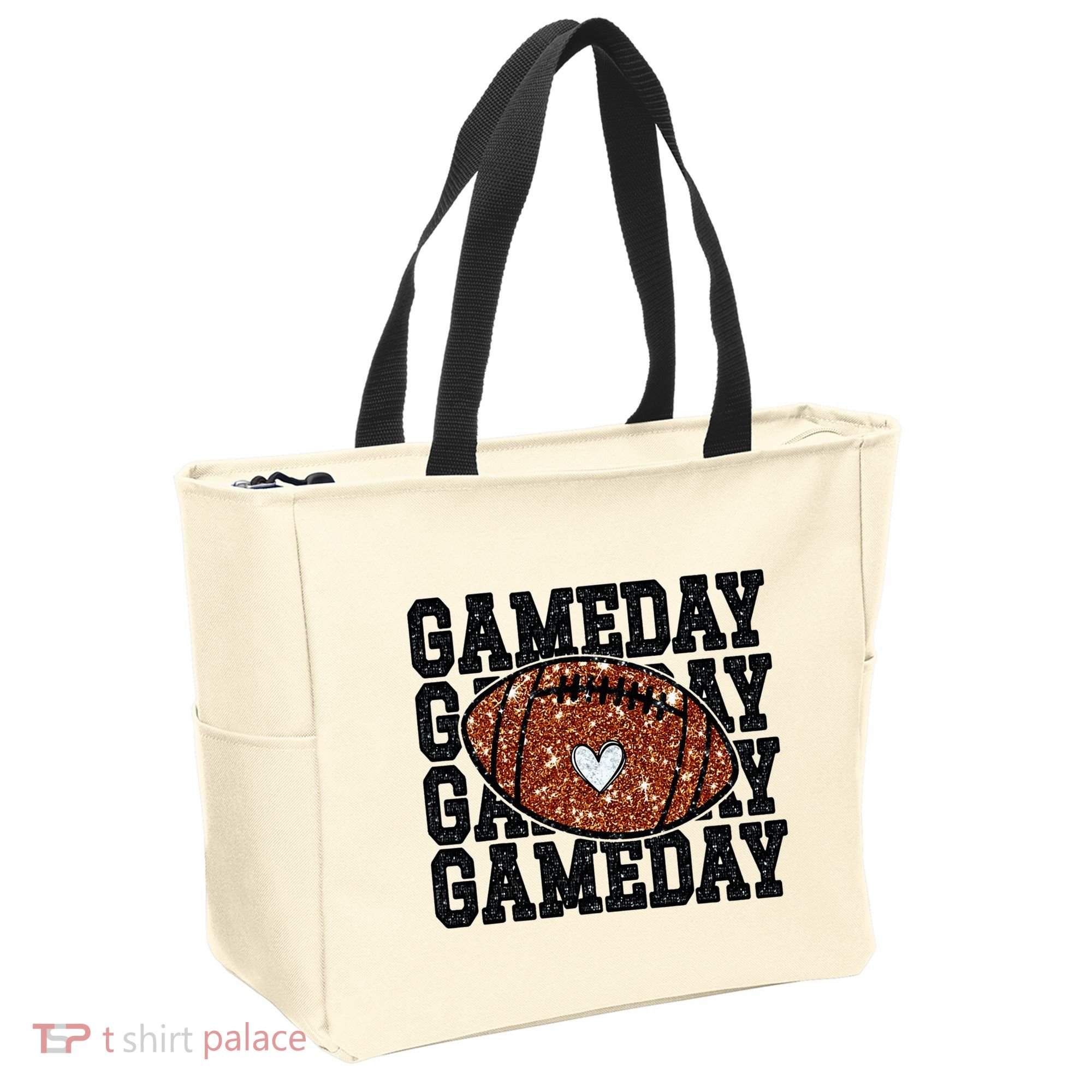 Game Day Football Lover Trendy Tote Bag