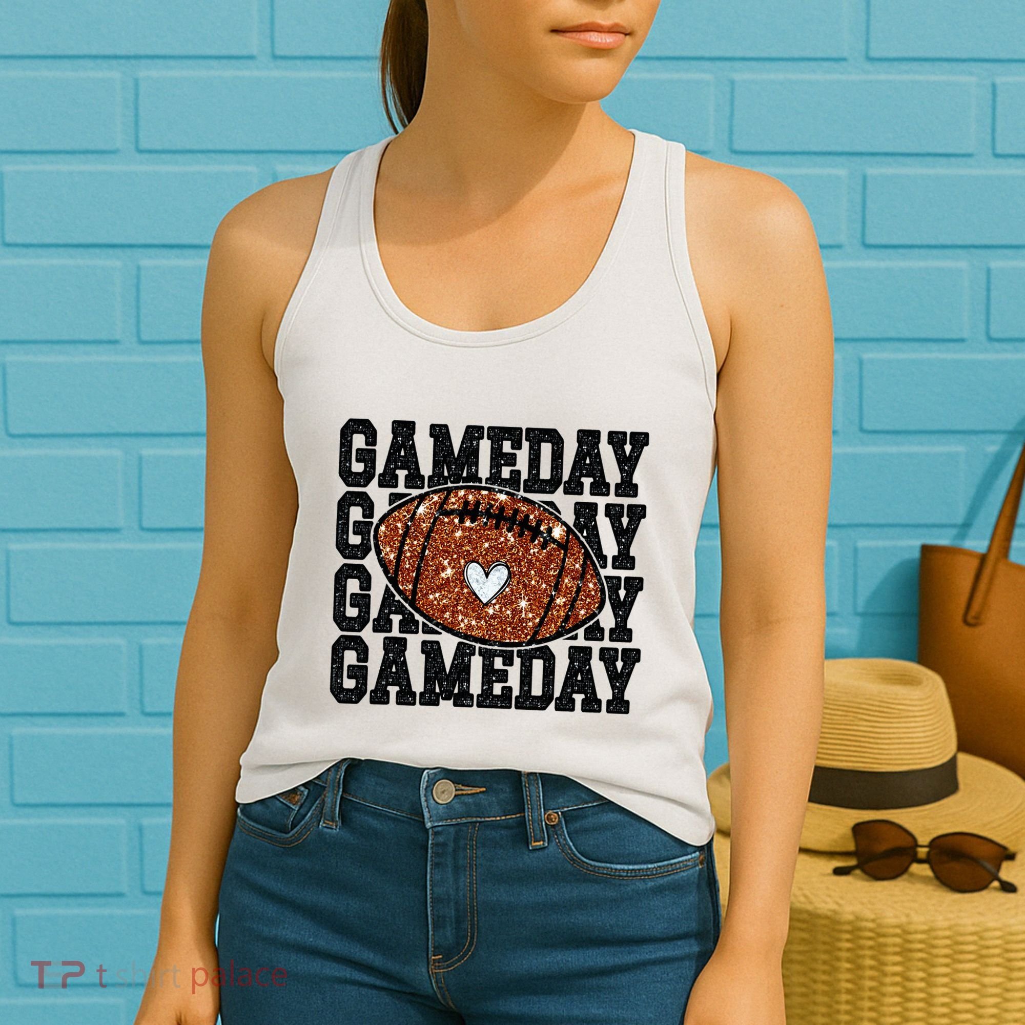 Game Day Football Lover Trendy Women's Tank Top