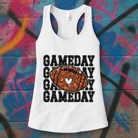 Game Day Football Lover Trendy Women's Tank Top thumb 3