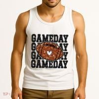 Game Day Football Lover Trendy Tank Top thumb 3