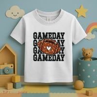 Game Day Football Lover Trendy Toddler T-Shirt thumb 3