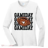 Game Day Football Lover Trendy Women's Long Sleeve Shirt thumb 0