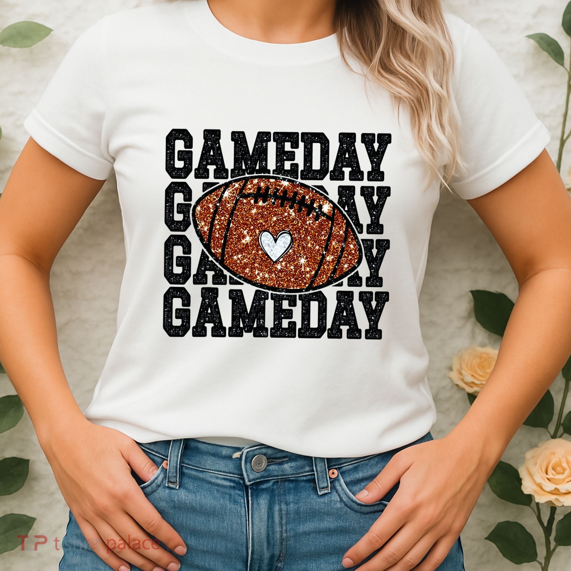 Game Day Football Lover Trendy Women's T-Shirt