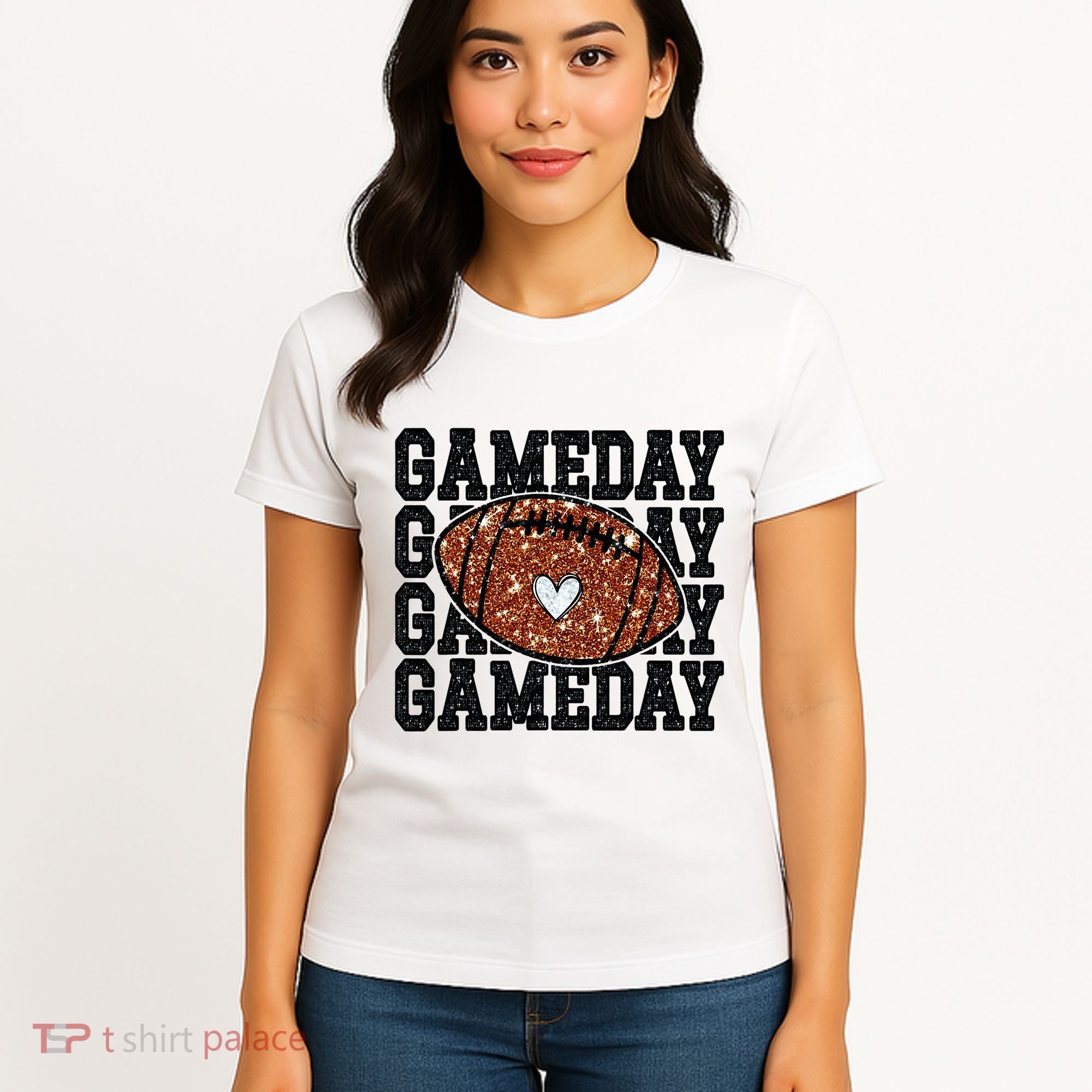 Game Day Football Lover Trendy Women's T-Shirt