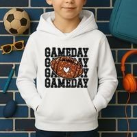 Game Day Football Lover Trendy Kids Hoodie thumb 2
