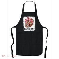 Game Day Football Season Football Bow Apron thumb 0