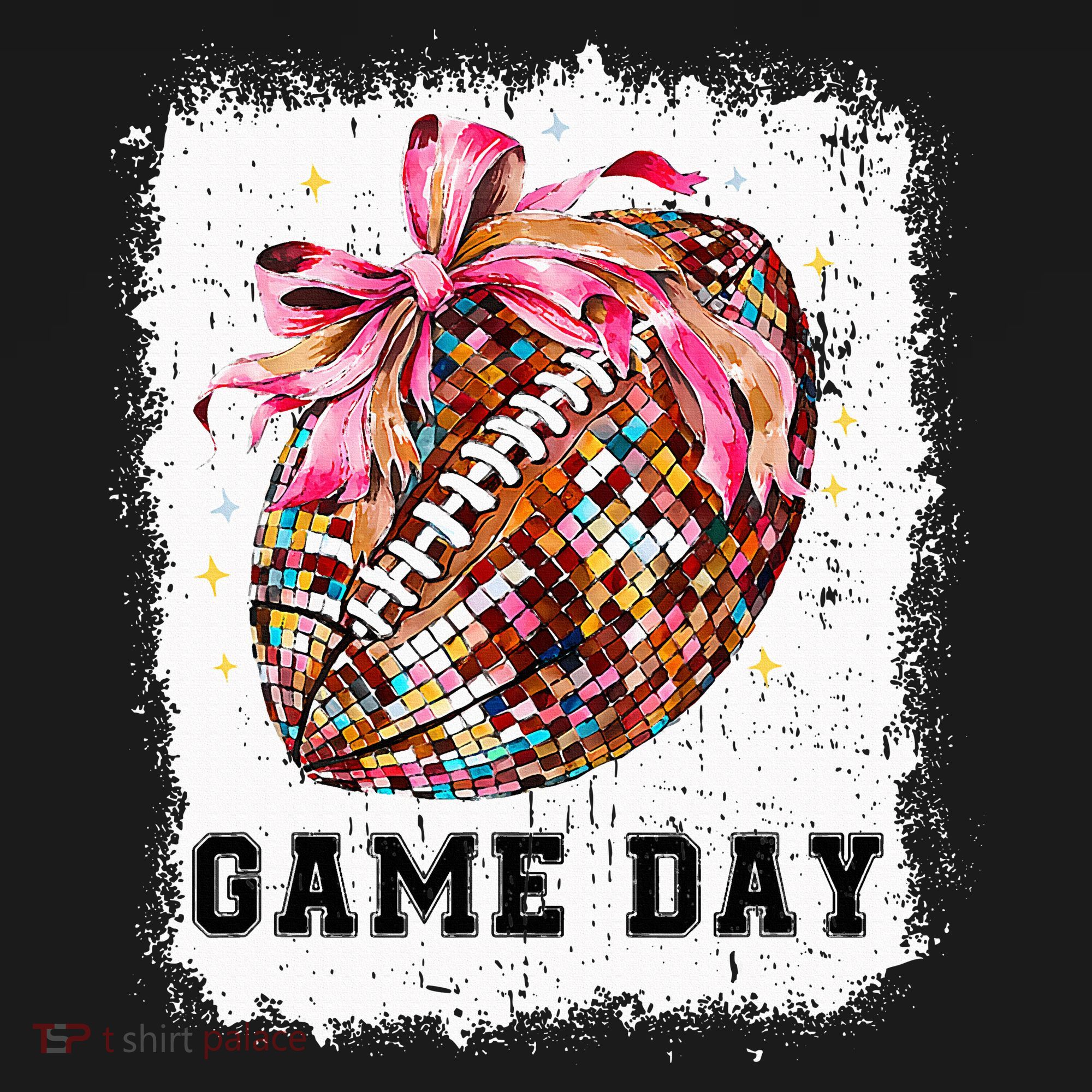 Game Day Football Season Football Bow Sweatshirt