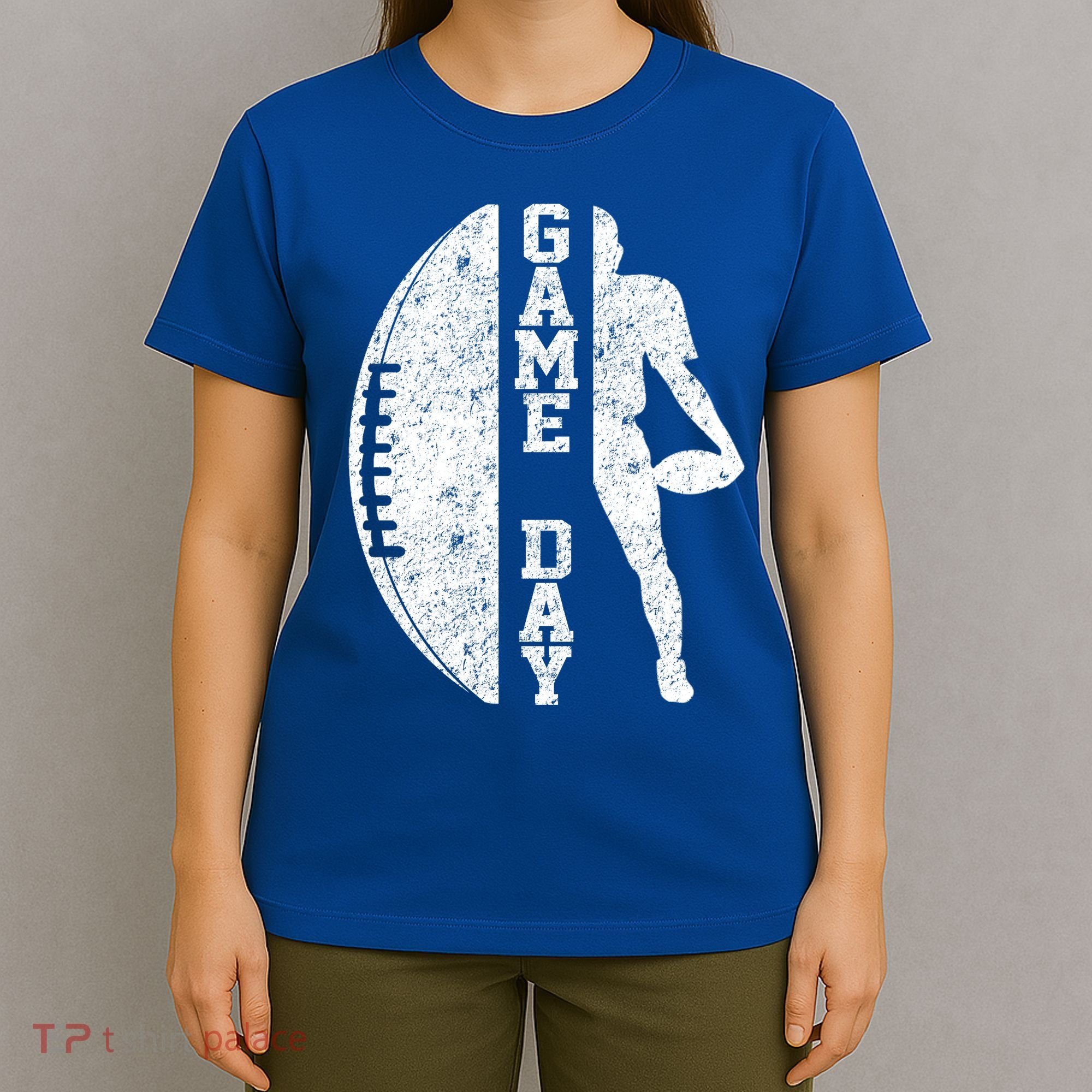 Game Day Football Vintage Sport T-Shirt
