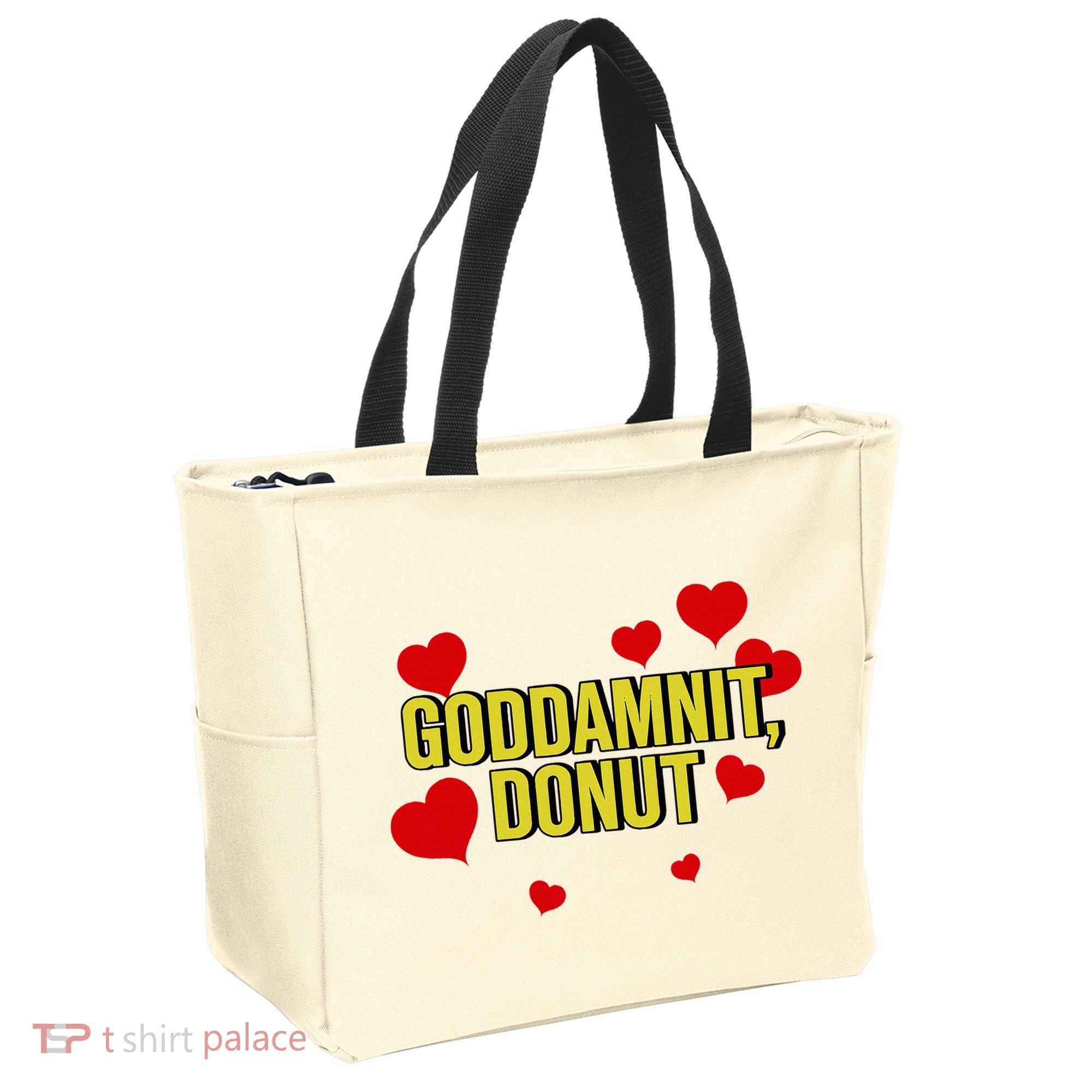 Goddamnit Donut Funny Donut Lover Tote Bag