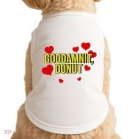 Goddamnit Donut Funny Donut Lover Doggie Tank thumb 0